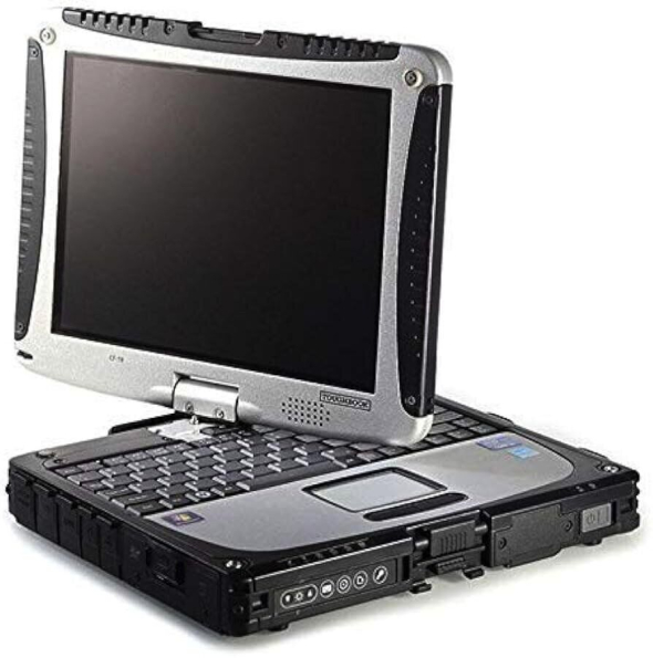 Защищенный ноутбук-трансформер Panasonic Toughbook CF-19 / 10.1&quot; (1024x768) TN / Intel Core i5-3210M (2 (4) ядер по 2.5 - 3.1 GHz) / 12 GB DDR3 / 480 GB SSD / Intel HD Graphics 4000 / Win 10 Pro - 4