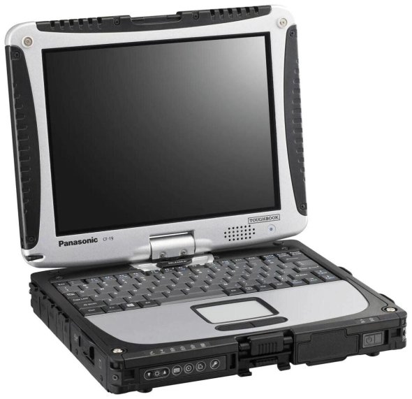 Защищенный ноутбук-трансформер Panasonic Toughbook CF-19 / 10.1&quot; (1024x768) TN / Intel Core i5-3210M (2 (4) ядер по 2.5 - 3.1 GHz) / 12 GB DDR3 / 480 GB SSD / Intel HD Graphics 4000 / Win 10 Pro - 2
