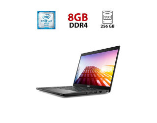 БУ Ультрабук Dell Latitude 7390 / 13.3&quot; (1920x1080) IPS / Intel Core m7-6Y75 (2 (4) ядра по 1.2 - 3.1 GHz) / 8 GB DDR4 / 256 GB SSD / Intel UHD Graphics 620 / WebCam / USB 3.1 / HDMI / Windows 11 из Европы в Днепре