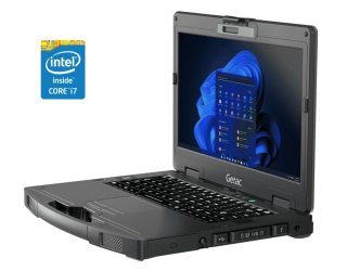 БУ Защищенный ноутбук-трансформер Getac S410 / 14&quot; (1366x768) TN / Intel Core i7-6600U (4 ядра по 2.6 - 3.4 GHz) / 12 GB DDR3 / 480 GB SSD / Intel HD Graphics 530 / WebCam / Win 10 Pro из Европы в Днепре