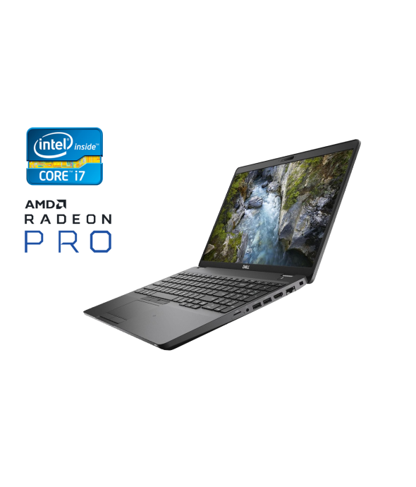 Игровой ноутбук Dell Precision 3540 / 15.6&quot; (1366x768) TN / Intel Core i7-8565U (4 (8) ядра по 1.8 - 4.6 GHz) / 32 GB DDR4 / 512 GB SSD / AMD Radeon Pro WX 2100, 2 GB GDDR5, 64-bit / WebCam / Windows 10 - 1