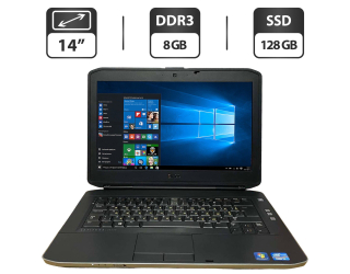 БУ Ноутбук Dell Latitude E5430 / 14&quot; (1366x768) TN / Intel Core i5-3230M (2 (4) ядра по 2.6 - 3.2 GHz) / 8 GB DDR3 / 128 GB SSD / Intel HD Graphics 4000 / WebCam / VGA из Европы в Днепре