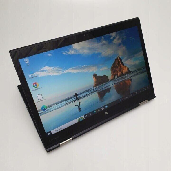 Ноутбук-трансформер Б-класс Lenovo ThinkPad Yoga X1 / 14&quot; (2560x1440) IPS Touch / Intel Core i5-7300U (2 (4) ядра по 2.6 - 3.5 GHz) / 8 GB DDR3 / 240 GB SSD / Intel HD Graphics 620 / WebCam - 12