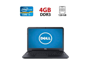 БУ Ноутбук Dell Inspiron 3521 / 15.6&quot; (1366x768) TN / Intel Core i3-3217U (2 (4) ядра по 1.8 GHz) / 4 GB DDR3 / 128 GB SSD / Intel HD Graphics 4000 / WebCam из Европы в Днепре