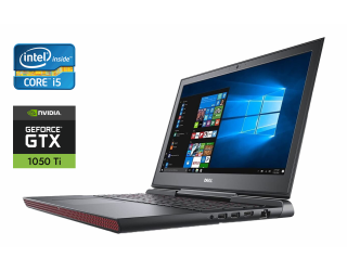 БУ Игровой ноутбук Б-класс Dell Inspiron 15 7567 / 15.6&quot; (1920x1080) IPS / Intel Core i5-7300HQ (4 ядра по 2.5 - 3.5 GHz) / 16 GB DDR4 / 256 GB SSD + 500 GB HDD / nVidia GeForce GTX 1050 Ti, 4 GB GDDR5, 128-bit / WebCam / Windows 10 из Европы