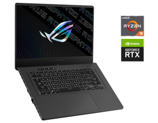БУ Игровой ноутбук Б-класс Asus ROG Zephyrus GA503RM / 15.6&quot; (2560x1440) IPS / AMD Ryzen 9 6900HS (8 (16) ядер по 3.3 - 4.9 GHz) / 16 GB DDR4 / 512 GB SSD / nVidia GeForce RTX 3060, 6 GB GDDR6, 192-bit / WebCam из Европы в Днепре