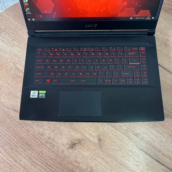 Игровой ноутбук MSI GF63 Thin 10UD / 15.6&quot; (1920x1080) IPS / Intel Core i5-10500H (6 (12) ядер по 2.5 - 4.5 GHz) / 8 GB DDR4 / 512 GB SSD / nVidia GeForce RTX 3050 Ti, 4 GB GDDR6, 128-bit / WebCam - 7