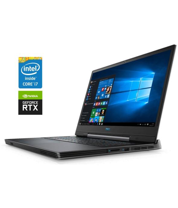 Игровой ноутбук Dell Inspiron G7 7790 / 17.3&quot; (1920x1080) IPS / Intel Core i7-9750H (6 (12) ядра по 2.6 - 4.5 GHz) / 16 GB DDR4 / 256 GB SSD + 1000 GB HDD / nVidia GeForce RTX 2060, 6 GB GDDR6, 192-bit / WebCam - 1