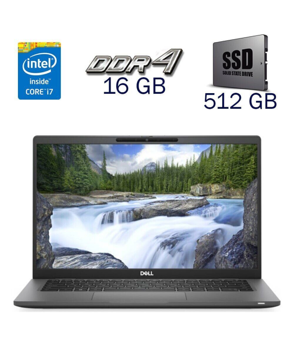Ультрабук-трансформер Dell Latitude 7420 / 14&quot; (1920x1080) IPS Touch / Intel Core i7-1185G7 (4 (8) ядра по 3.0 - 4.8 GHz) / 16 GB DDR4 / 512 GB SSD / Intel Iris Xe Graphics / WebCam - 1