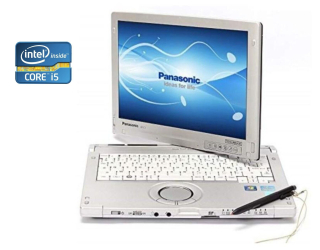 БУ Защищенный нетбук-трансформер Panasonic Toughbook CF-C1 / 12.1&quot; (1280x800) TN Touch / Intel Core i5-3210M (2 (4) ядра по 2.5 - 3.1 GHz) / 10 GB DDR3 / 480 GB SSD / Intel HD Graphics 4000 / Win 10 Pro из Европы в Днепре