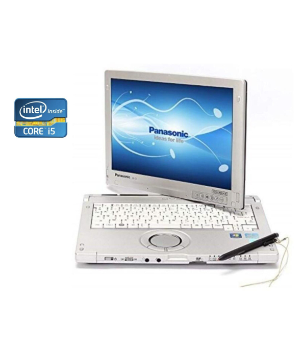 Защищенный нетбук-трансформер Panasonic Toughbook CF-C1 / 12.1&quot; (1280x800) TN Touch / Intel Core i5-3210M (2 (4) ядра по 2.5 - 3.1 GHz) / 10 GB DDR3 / 480 GB SSD / Intel HD Graphics 4000 / Win 10 Pro - 1