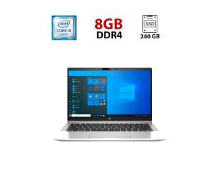 БУ Ультрабук HP ProBook 430 G8 / 14&quot; (1920x1080) IPS / Intel Core i5-1135G7 (4 (8) ядра по 2.4 - 4.2 GHz) / 8 GB DDR4 / 240 GB SSD / Intel Iris Xe Graphics / WebCam / USB 3.1 / HDMI из Европы в Днепре