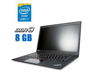 БУ Ультрабук Lenovo Thinkpad X1 Carbon G3 / 14&quot; (1920x1080) IPS / Intel Core i7-5600U (2 (4) ядра по 2.6 - 3.2 GHz) / 8 GB DDR3 / 256 GB SSD / Intel HD Graphics 5500 / WebCam / Win 10 из Европы в Днепре