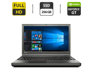 БУ Ноутбук Lenovo ThinkPad T540p / 15.6&quot; (1920x1080) TN / Intel Core i7-4600M (2 (4) ядра по 2.9 - 3.6 GHz) / 16 GB DDR3 / 256 GB SSD M.2 NEW + 500 GB HDD NEW / nVidia GeForce GT 730M, 1 GB GDDR3, 128-bit / WebCam  из Европы в Днепре