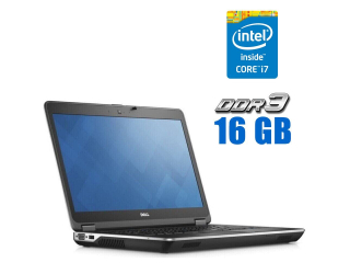 БУ Ноутбук Dell Latitude E6440 / 14&quot; (1600x900) TN / Intel Core i7-4600M (2 (4) ядра по 2.9 - 3.6 GHz) / 16 GB DDR3 / 250 GB SSD / AMD Radeon HD 8690M, 2 GB GDDR5, 64-bit / USB 3.0 из Европы в Днепре
