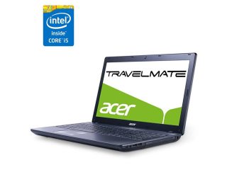БУ Ноутбук Acer TravelMate 5744z / 15.6&quot; (1366x768) TN / Intel Core i5-430M (2 (4) ядра по 2.26 - 2.53 GHz) / 4 GB DDR3 / 1000 GB HDD / Intel HD Graphics / WebCam из Европы в Днепре
