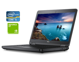 БУ Ноутбук Dell Latitude E5540 / 15.6&quot; (1366x768) TN / Intel Core i5-4300U (2 (4) ядра по 1.9 - 2.9 GHz) / 8 GB DDR3 / 240 GB SSD / nVidia GeForce GT 720M, 2 GB DDR3, 64-bit / WebCam / DVD-ROM / Win 10 Pro из Европы в Днепре