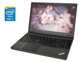 БУ Ноутбук Lenovo ThinkPad T540p / 15.6&quot; (1920x1080) IPS / Intel Core i7-4600U (2 (4) ядра по 2.1 - 3.3 GHz) / 8 GB DDR3 / 240 GB SSD / Intel HD Graphics 4400 / WebCam / Win 10 Pro из Европы в Дніпрі