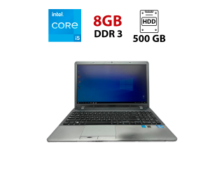 БУ Ноутбук Б-класс Samsung NP350V5C / 15.6&quot; (1366x768) TN / Intel Core i5-3210M (2 (4) ядра по 2.5 - 3.1 GHz) / 8 GB DDR3 / 500 GB HDD / Intel HD Graphics 4000 / WebCam из Европы в Дніпрі