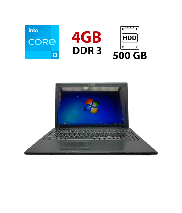 Ноутбук Lenovo G560 / 15.6&quot; (1366x768) TN / Intel Core i3-350M (2 (4) ядра по 2.26 GHz) / 4 GB DDR3 / 500 GB HDD / Intel HD Graphics / WebCam - 1