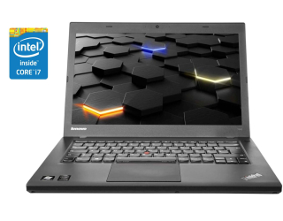 БУ Ноутбук Lenovo ThinkPad T440 / 14&quot; (1600x900) TN / Intel Core i7-4600U (2 (4) ядра по 2.1 - 3.3 GHz) / 8 GB DDR3 / 240 GB SSD / Intel HD Graphics 4400 / WebCam / Win 10 Pro из Европы в Днепре
