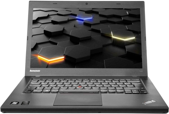 Ноутбук Lenovo ThinkPad T440 / 14&quot; (1600x900) TN / Intel Core i7-4600U (2 (4) ядра по 2.1 - 3.3 GHz) / 8 GB DDR3 / 240 GB SSD / Intel HD Graphics 4400 / WebCam / Win 10 Pro - 6
