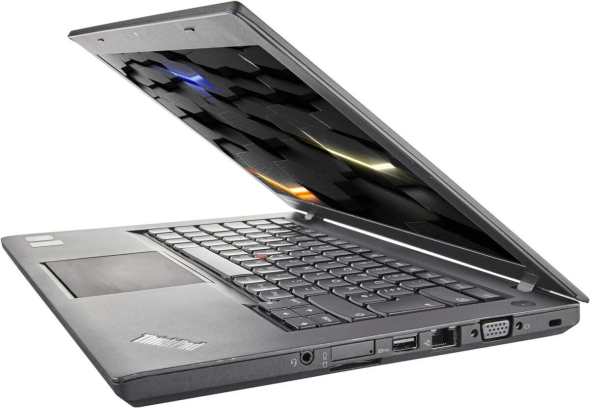 Ноутбук Lenovo ThinkPad T440 / 14&quot; (1600x900) TN / Intel Core i7-4600U (2 (4) ядра по 2.1 - 3.3 GHz) / 8 GB DDR3 / 240 GB SSD / Intel HD Graphics 4400 / WebCam / Win 10 Pro - 4