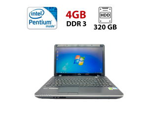 БУ Ноутбук Fujitsu LifeBook AH531 / 15.6&quot; (1366x768) TN / Intel Pentium B960 (2 ядра по 2.2 GHz) / 4 GB DDR3 / 320 GB HDD / Intel HD Graphics 2nd Generation / WebCam из Европы в Днепре