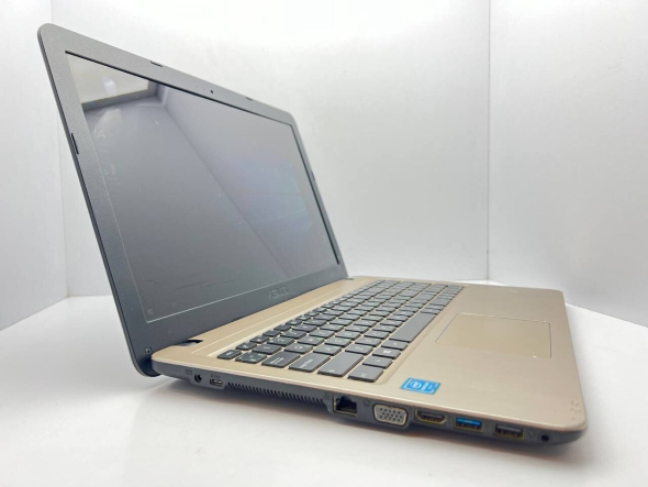Ноутбук Asus R540S / 15.6 (1366x768) TN / Intel Pentium N3710 (4 ядра по 2.56 - 1.6 GHz) / 4 GB DDR3 / 120 GB SSD / Intel HD Graphics 405 / WebCam - 3