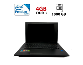 БУ Ноутбук Lenovo G700 / 17.3&quot; (1600x900) TN / Intel Pentium 2020M (2 ядра по 2.4 GHz) / 4 GB DDR3 / 1000 GB HDD / Intel HD Graphics / WebCam / АКБ не держит из Европы в Днепре