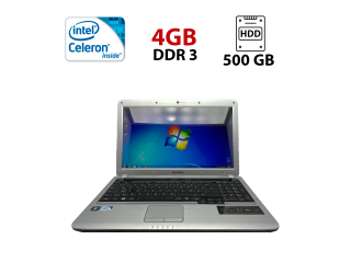 БУ Ноутбук Samsung R530 / 15.6&quot; (1366x768) TN / Intel Celeron T3100 (2 ядра по 1.9 GHz) / 4 GB DDR3 / 500 GB HDD / Intel HD Graphics / WebCam из Европы в Дніпрі