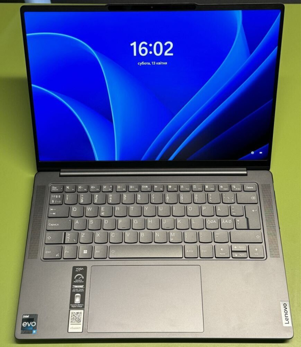 Ультрабук Б-класс Lenovo Yoga Pro 7 / 14.5&quot; (2560x1600) IPS / Intel Core i5-13500H (12 (16) ядер по 3.5 - 4.7 GHz) / 16 GB DDR5 / 512 GB SSD / Intel Iris Xe Graphics / WebCam - 2