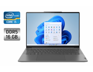 БУ Ультрабук Б-класс Lenovo Yoga Pro 7 / 14.5&quot; (2560x1600) IPS / Intel Core i5-13500H (12 (16) ядер по 3.5 - 4.7 GHz) / 16 GB DDR5 / 512 GB SSD / Intel Iris Xe Graphics / WebCam из Европы в Дніпрі