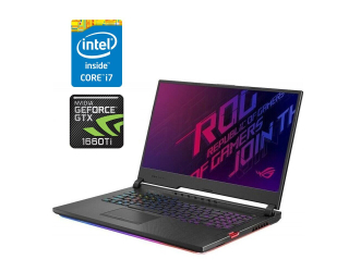 БУ Игровой ноутбук Asus ROG Strix Hero III G731GU / 17.3&quot; (1920x1080) IPS / Intel Core i7-9750H (6 (12) ядер по 2.6 - 4.5 GHz) / 32 GB DDR4 / 1000 GB SSD / nVidia GeForce GTX 1660 Ti, 6 GB GDDR6, 192-bit  из Европы в Днепре