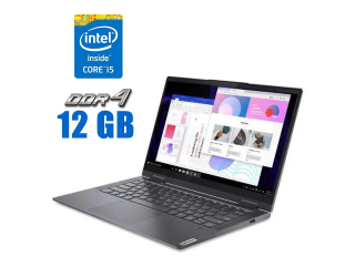 БУ Ноутбук-трансформер Lenovo Yoga 7 14ITL5 / 14&quot; (1920x1080) IPS Touch / Intel Core i5-1135G7 (4 (8) ядра по 2.4 - 4.2 GHz) / 12 GB DDR4 / 480 GB SSD / Intel Iris Xe Graphics / WebCam  из Европы в Днепре