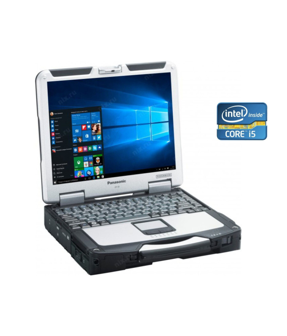 Защищенный ноутбук Panasonic Toughbook CF-31 / 13.1&quot; (1024x768) TN / Intel Core i5-5300U (2 (4) ядра по 2.3 - 2.9 GHz) / 12 GB DDR3 / 480 GB SSD / Intel HD Graphics 5500 / Win 10 Pro - 1