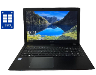 БУ Ноутбук Acer Aspire E5-576 / 15.6&quot; (1920x1080) TN / Intel Core i3-8130U (2 (4) ядра по 2.2 - 3.4 GHz) / 8 GB DDR3 / 240 GB SSD / Intel UHD Graphics 620 / WebCam / Win 10 Pro из Европы в Дніпрі