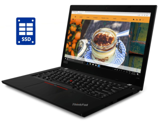 БУ Ультрабук Lenovo ThinkPad L490 / 14&quot; (1366x768) TN / Intel Core i3-8145U (2 (4) ядра по 2.1 - 3.9 GHz) / 8 GB DDR4 / 256 GB SSD / Intel UHD Graphics / WebCam / Win 10 Pro из Европы в Днепре