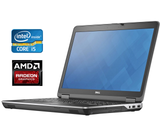 БУ Ноутбук Dell Latitude E6540 / 15.6&quot; (1920x1080) IPS / Intel Core i5-4310M (2 (4) ядра по 2.7 - 3.4 GHz) / 8 GB DDR3 / 250 GB SSD / AMD Radeon HD 8790M, 2 GB GDDR5, 128-bit / WebCam / Windows 10 из Европы в Днепре