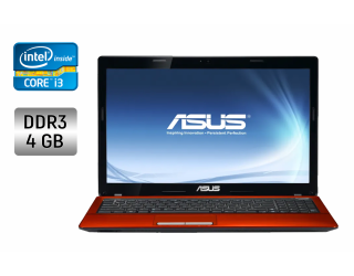 БУ Ноутбук Б-класс Asus K53S / 15.6&quot; (1366x768) TN / Intel Core i3-2310M (2 (4) ядра по 2.1 GHz) / 4 GB DDR3 / 120 GB SSD / nVidia GeForce GT 520MX, 1 GB DDR3, 64-bit / WebCam / Windows 10 из Европы в Днепре