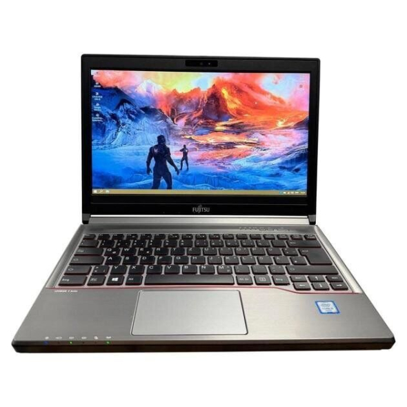 Ультрабук Fujitsu LifeBook E736 / 13.3&quot; (1920x1080) IPS / Intel Core i7-6500U (2 (4) ядра по 2.5 - 3.1 GHz) / 8 GB DDR4 / 128 GB SSD / Intel HD Graphics 520 / WebCam / Win 10 Pro - 2