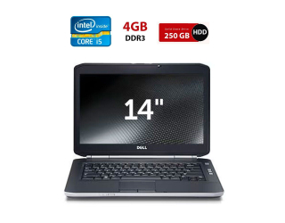 БУ Ноутбук Dell Latitude E5420 / 14&quot; (1366x768) TN / Intel Core i5-2520M (2 (4) ядра по 2.5 -3.2 GHz) / 4 GB DDR3 / 250 GB HDD / Intel HD Graphics 3000 из Европы в Днепре