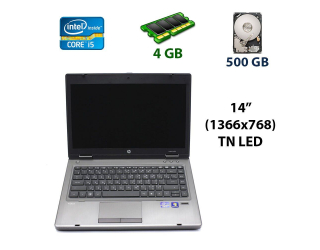 БУ Ноутбук HP ProBook 6460b / 14&quot; (1600x900) TN / Intel Core i5-2410M (2 (4) ядра по 2.3 - 2.9 GHz) / 4 GB DDR3 / 500 GB HDD / Intel HD Graphics 3000 из Европы в Днепре