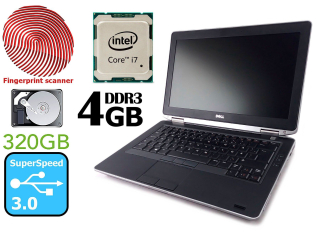 БУ Ноутбук Dell Latitude E6330 / 13.3&quot; (1366x768) TN / Intel Core i7-3540M (2 (4) ядра по 3.0 GHz - 3.7 GHz) / 4 GB DDR3 / 320 GB HDD / Intel HD Graphics 4000 / WebCam / DVD-ROM из Европы в Дніпрі