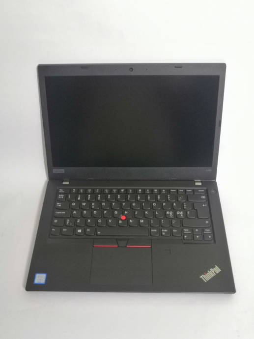Ультрабук Lenovo ThinkPad L480/ 14 &quot; (1366x768) TN / Intel Core i5-8250U (4 (8) ядра по 1.6 - 3.4 GHz) / 8 GB DDR4 / 256 GB SSD / Intel UHD Graphics 620 / WebCam / HDMI / Windows 10 Pro - 2