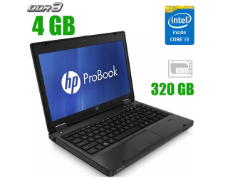 БУ Нетбук HP Probook 6360b / 13.3'' (1366×768) TN / Intel Core i3-2310M (2 (4) ядра по 2.1 GHz) / 4 GB DDR3 / 320 GB HDD / Intel HD Graphics 3000 из Европы в Днепре