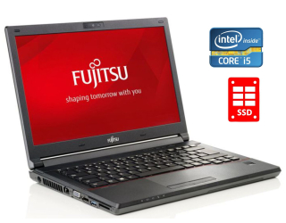 БУ Ноутбук Fujitsu LifeBook E547/ 14 &quot; (1920x1080) IPS / Intel Core i5-7200U (2 (4) ядра по 2.5 - 3.1 GHz) / 8 GB DDR4 / 256 GB SSD / Intel HD Graphics 520 / WebCam / Windows 10 Pro из Европы в Дніпрі