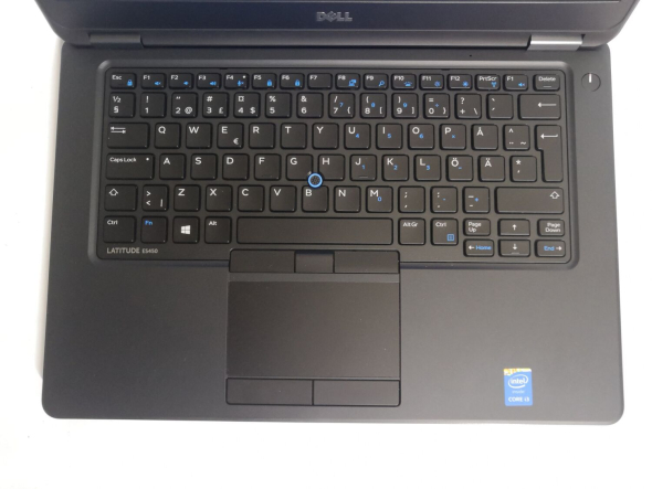 Ноутбук Dell Latitude E5450 / 14&quot; (1920x1080) IPS / Intel Core i3-5010U (2 (4) ядра по 2.1 GHz) / 8 GB DDR3 / 128 GB SSD / Intel HD Graphics 5500 / WebCam / Windows 10 Pro - 9