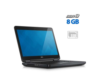 БУ Ноутбук Dell Latitude E5450 / 14&quot; (1920x1080) IPS / Intel Core i3-5010U (2 (4) ядра по 2.1 GHz) / 8 GB DDR3 / 128 GB SSD / Intel HD Graphics 5500 / WebCam / Windows 10 Pro из Европы в Дніпрі