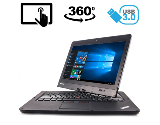 БУ Нетбук-трансформер Lenovo ThinkPad Twist S230u / 12.5&quot; (1366x768) IPS Touch / Intel Core i5-3317U (2 (4) ядра по 1.7 - 2.6 GHz) / 4 GB DDR3 / 24 GB SSD + 500 GB HDD / Intel HD Graphics 4000 / WebCam / USB 3.0 / Windows 10 Pro из Европы в Днепре